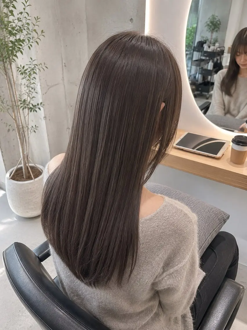 ロング ヘアカラー kyamyi キャミーのヘアスタイル
