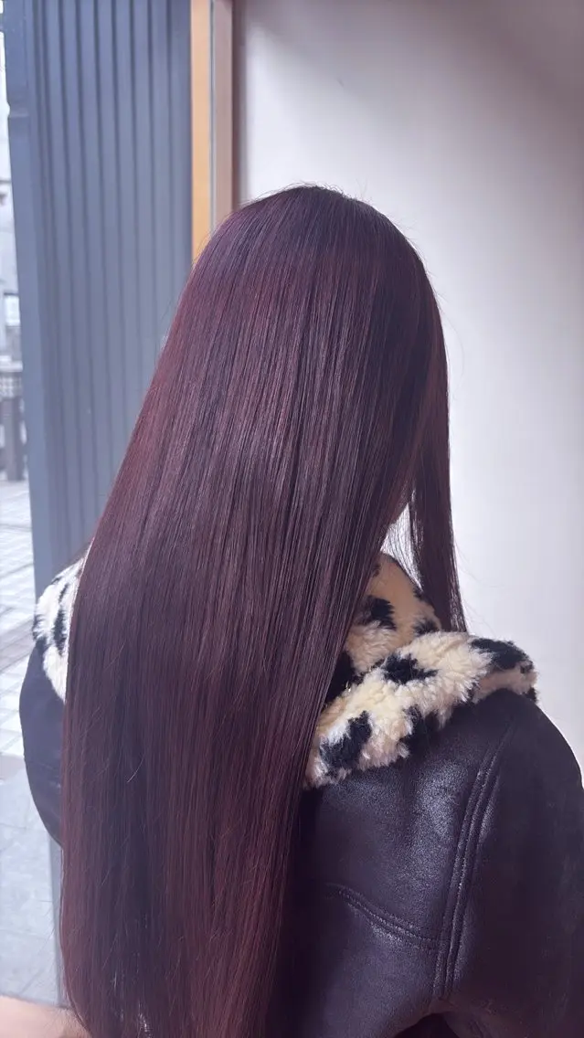 カラー ブリーチ ダブルカラー ブリーチなしカラー 淀 小南津のヘアスタイル