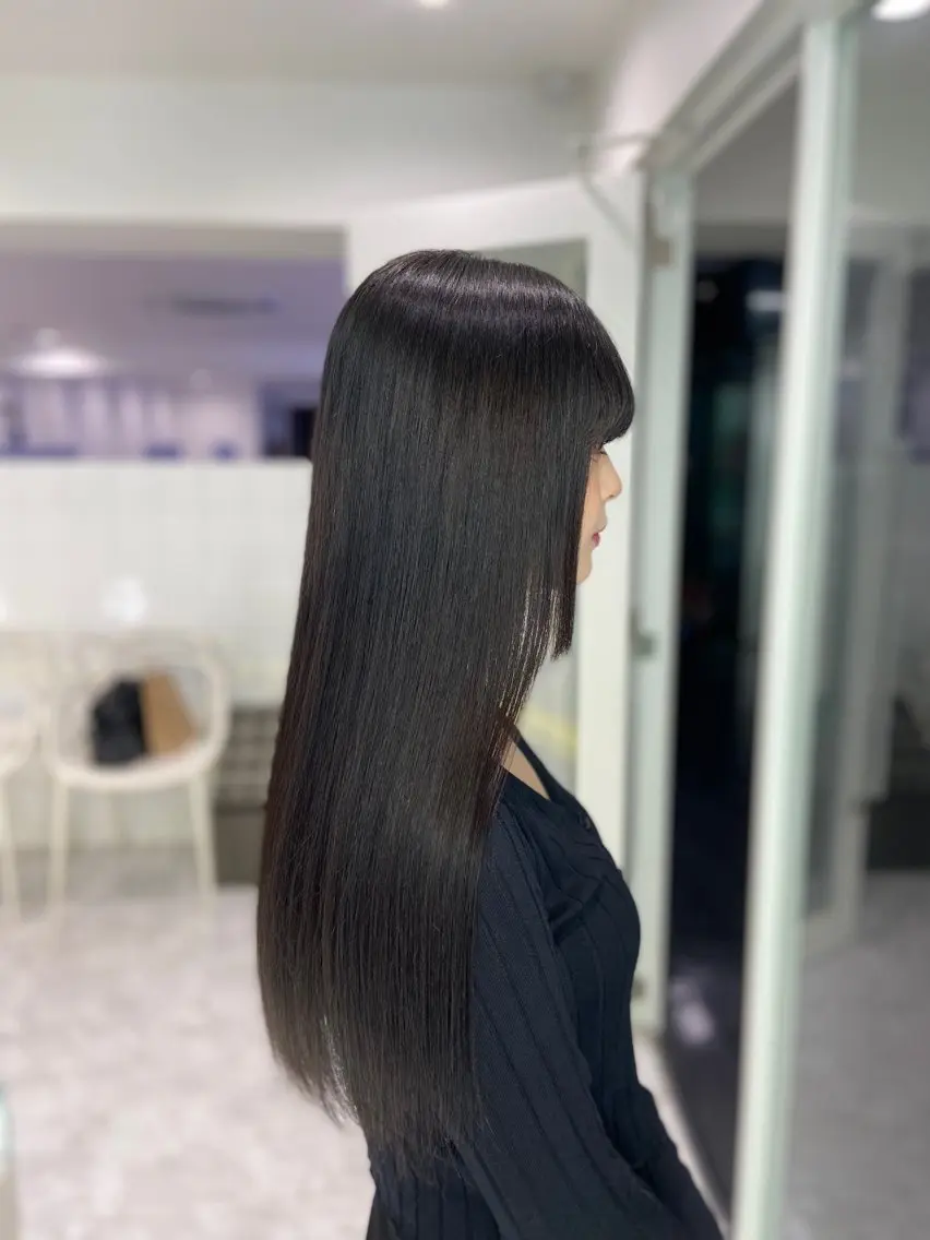 ロング カラー ヘアアレンジ Over hair_ misakiのヘアスタイル