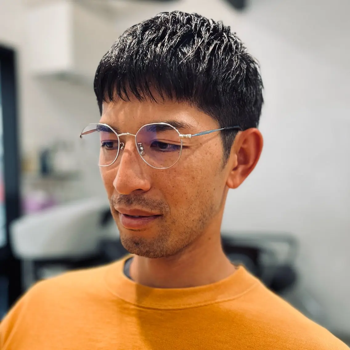 ショート 大人メンズスタイル 小林秀徳のヘアスタイル