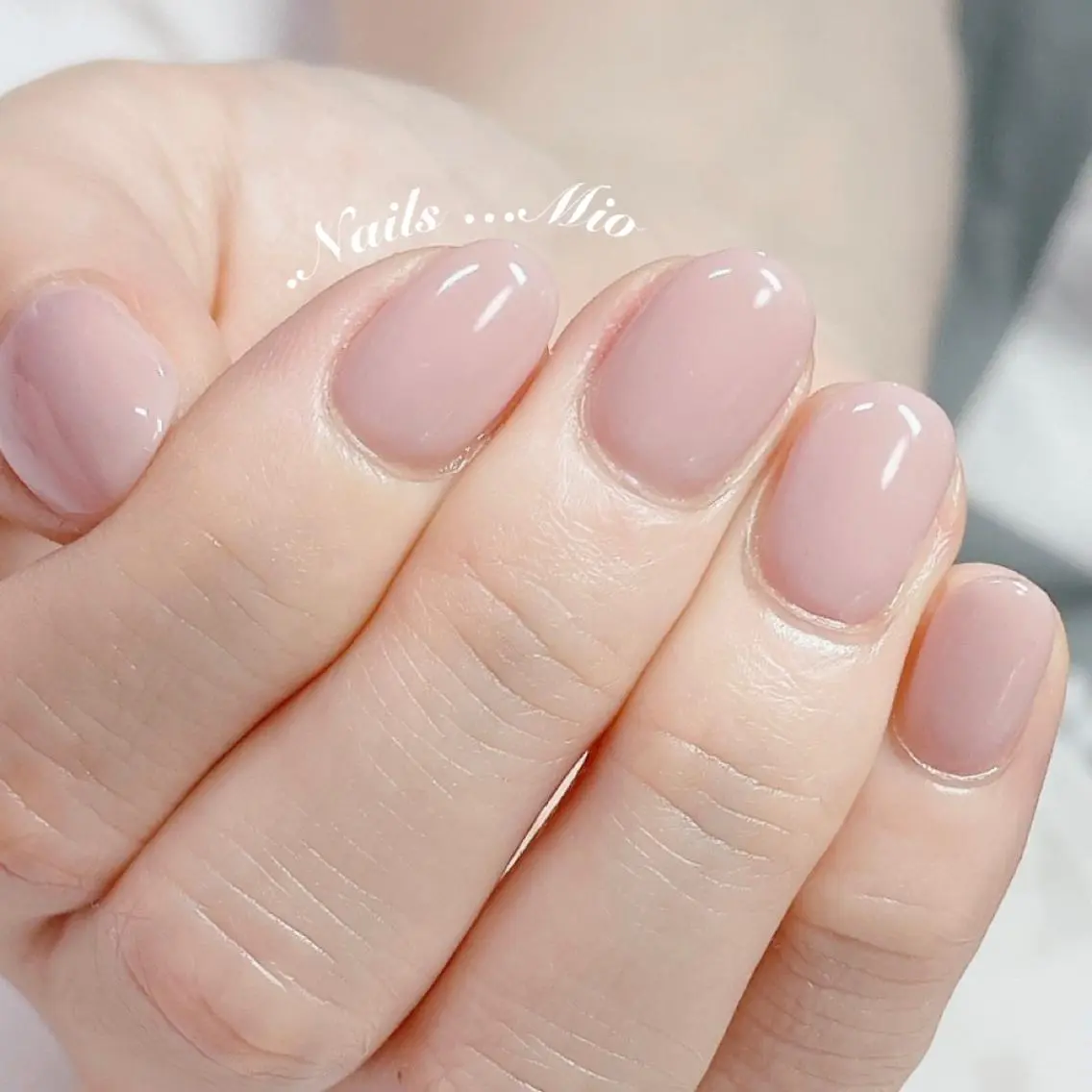 ネイル ジェルネイル ワンカラーネイル .Nails Mio 赤羽西ネイルサロンのネイルデザイン