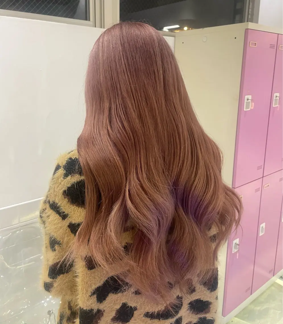 ロング カラー 透明感艶カラー 💛MAHO💛のヘアスタイル