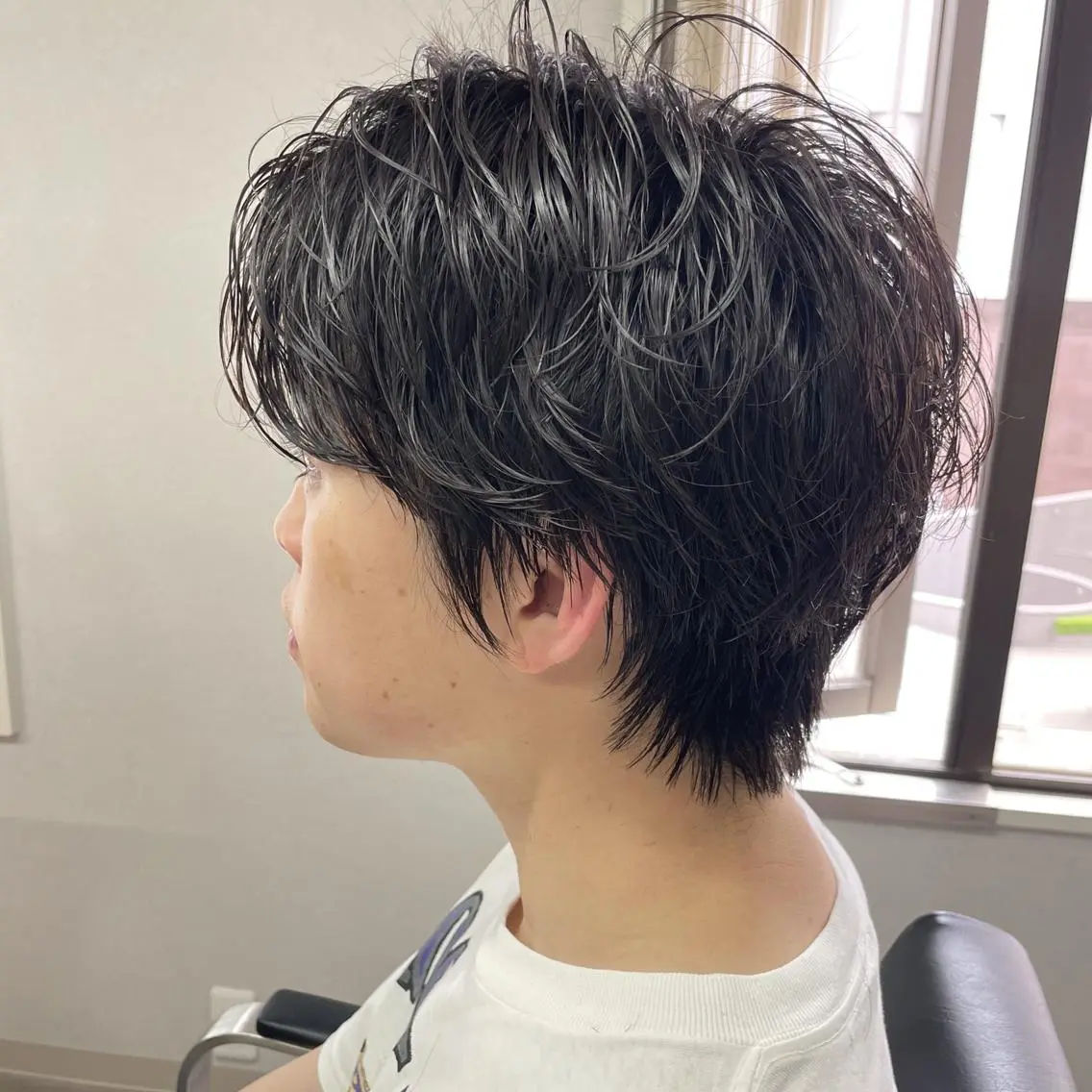 メンズ ショート パーマ カット パーマ トリートメント 絶壁解消/横顔美人に なるカット/尾瀬和也のヘアスタイル