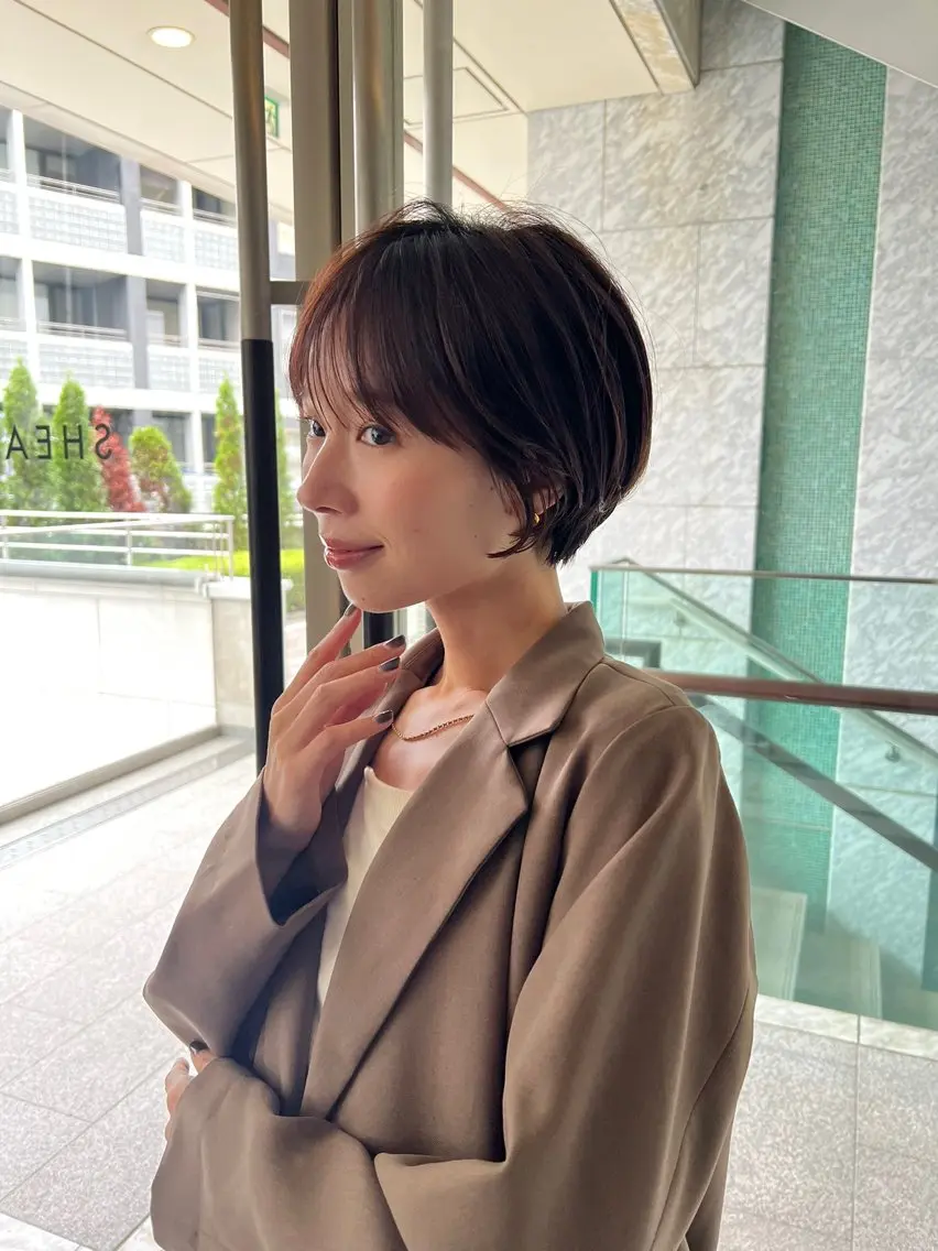 ショート 丸みショート ショートヘア 表参道SHEA Am iのヘアスタイル