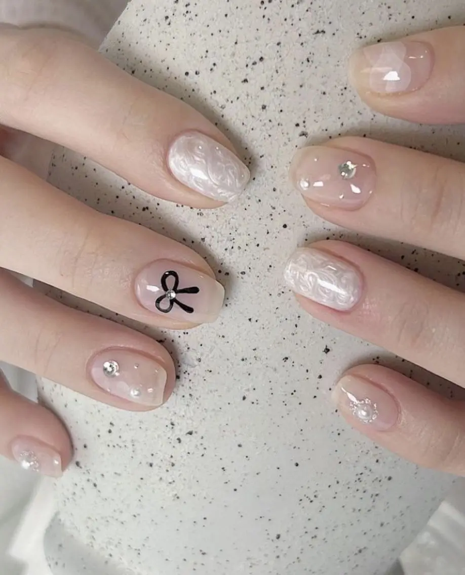 ネイル ストーンネイル Sora Nailのネイルデザイン