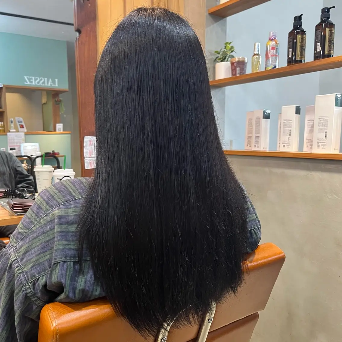 ロング 縮毛矯正 トリートメント LAISSEZ 髙橋のヘアスタイル