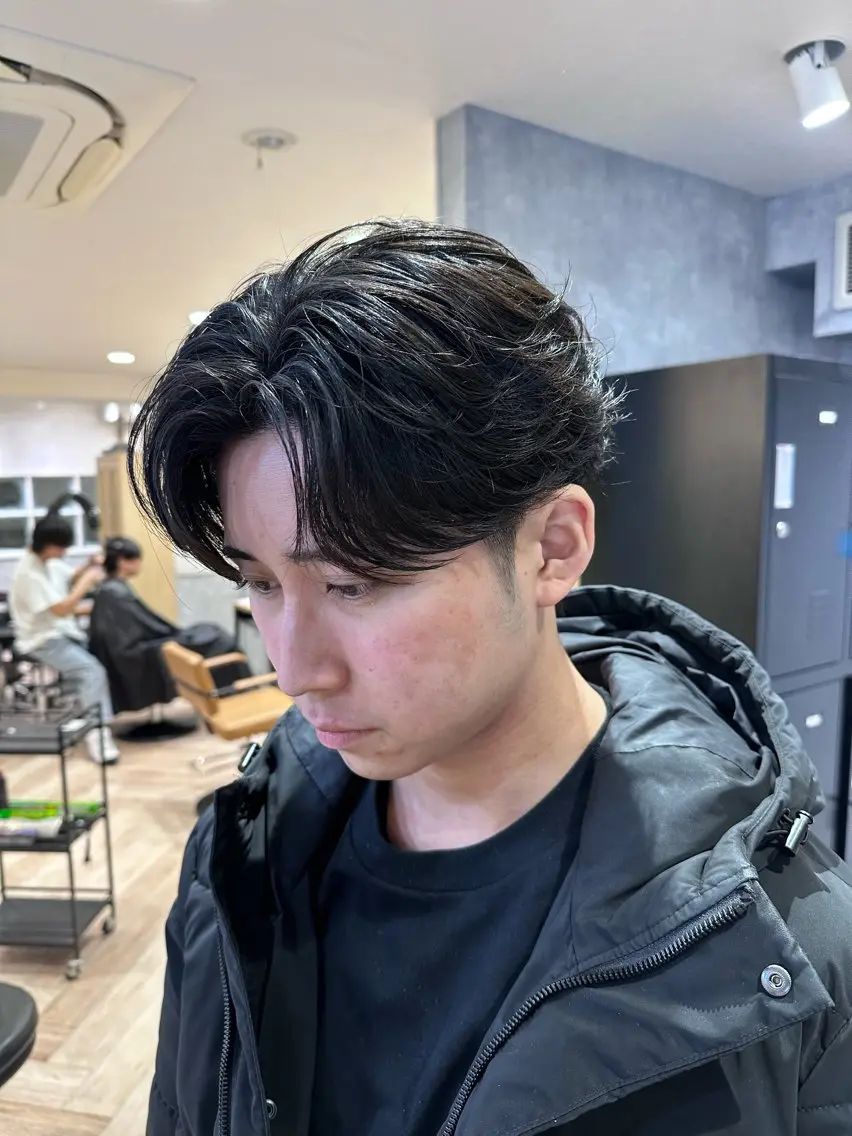 メンズ メンズパーマ RAYSNAGOYA 康佑[メンズ限定]のヘアスタイル