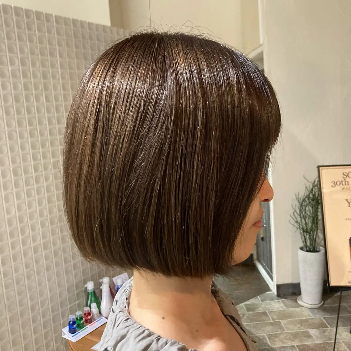 ショート ボブ 加藤 泰地のヘアスタイル
