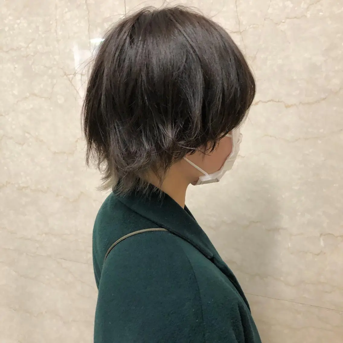 ショート ウルフカット キノシタ ナオユキのヘアスタイル