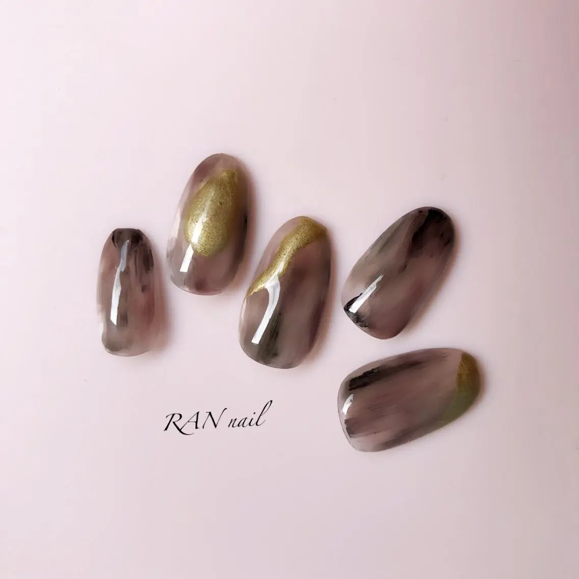 ネイル ニュアンスネイル ハンドネイル フットネイル RAN nailのネイルデザイン
