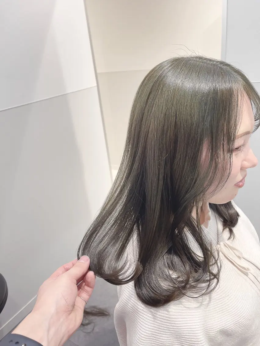 セミロング カラー ヘアカラー 【ドルオタ美容師】 しょーごのヘアスタイル
