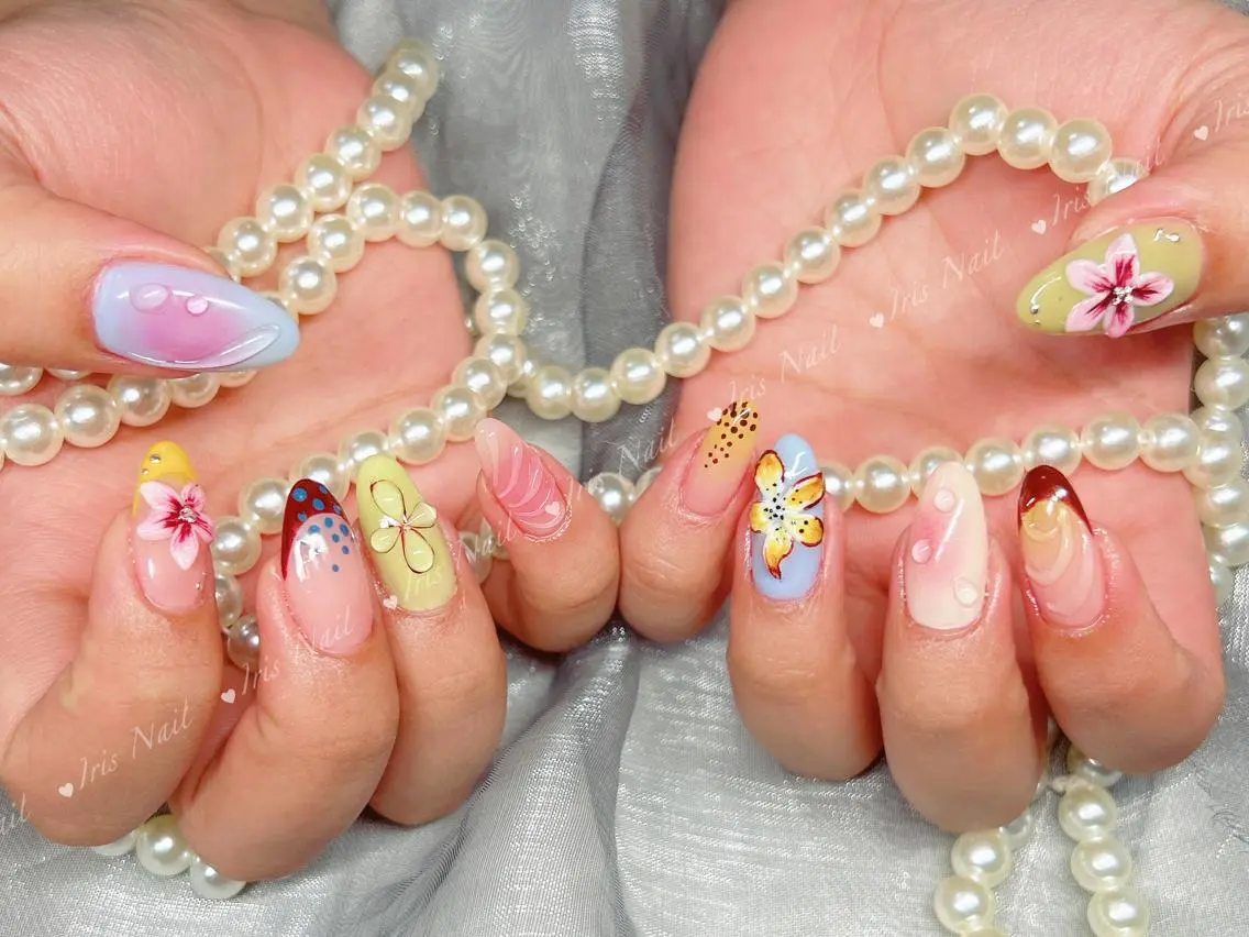 ネイル ハンドネイル ハンドケア 🍒IRIS Nail🌸のネイルデザイン