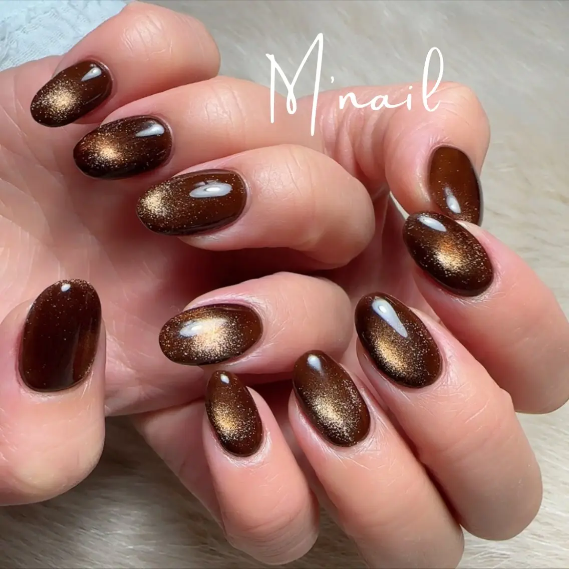 ネイル マグネットネイル ハンドネイル M' nailのネイルデザイン