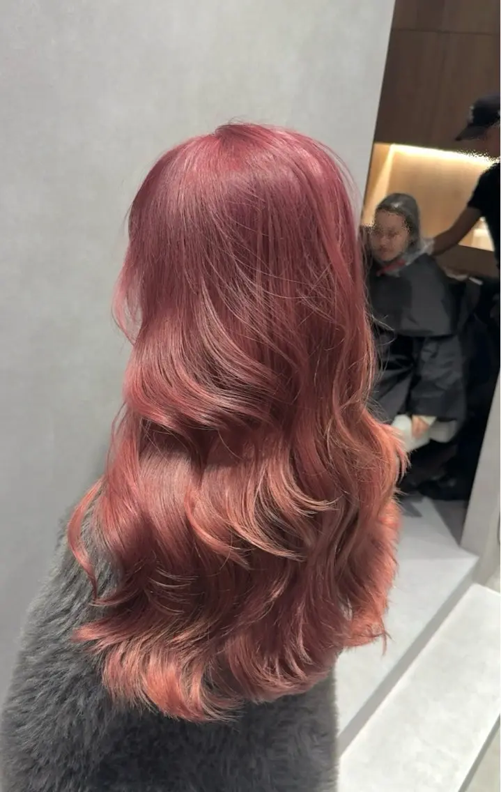 セミロング カラー カット ヘアカラー トリートメント 新宿/レイヤー特化 韓国ヘア/海外ヘアのヘアスタイル