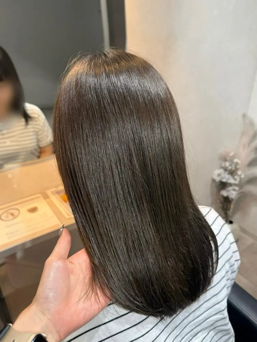 カット+ケアカラー(お白髪染も可)の写真