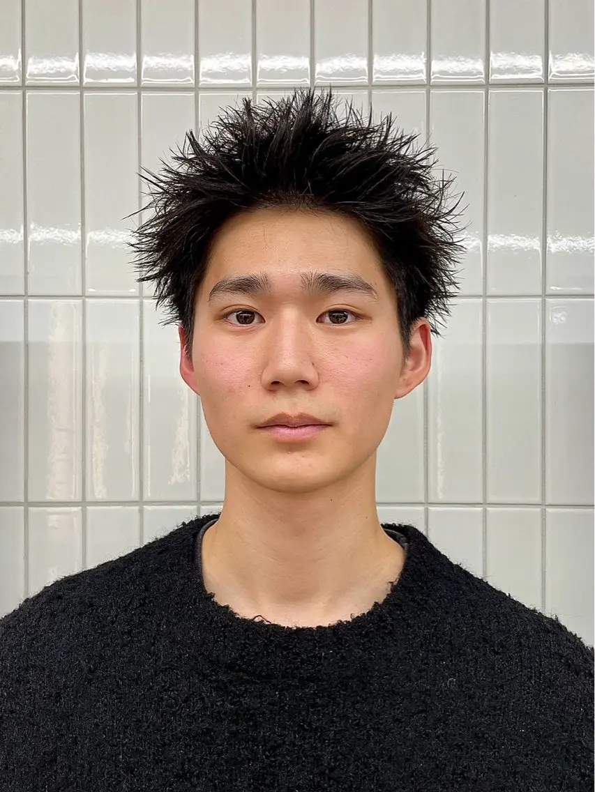 ショート メンズ 🤍ブリーチなしカラ ー/渋谷/YUU🤍のヘアスタイル