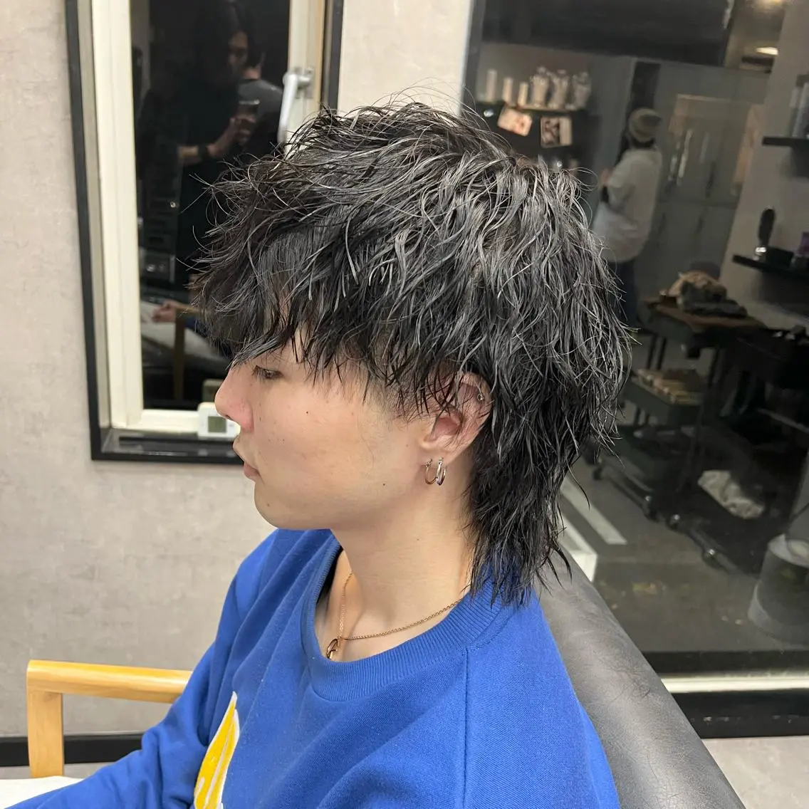 ショート パーマ メンズ カット パーマ トリートメント 🤍透明感カラー🤍 Ryujiのヘアスタイル