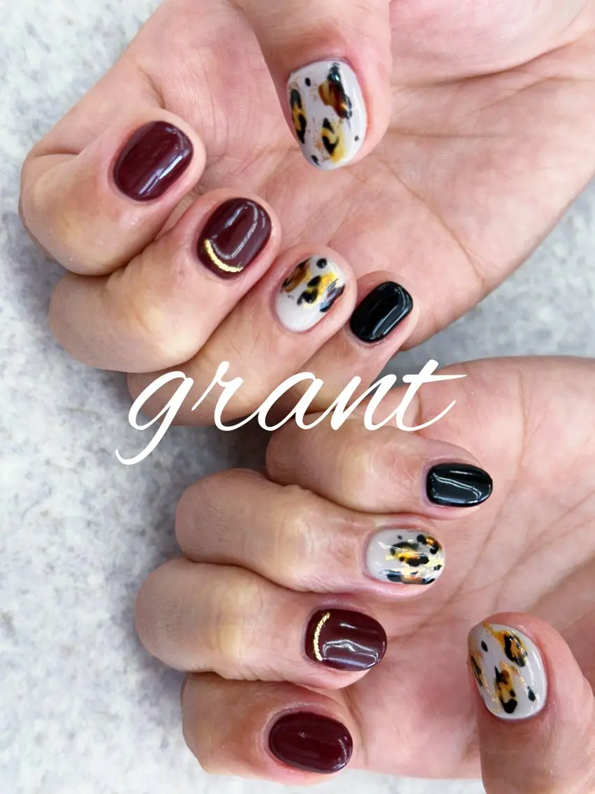 ネイル アニマル柄 nailsalon grantのネイルデザイン