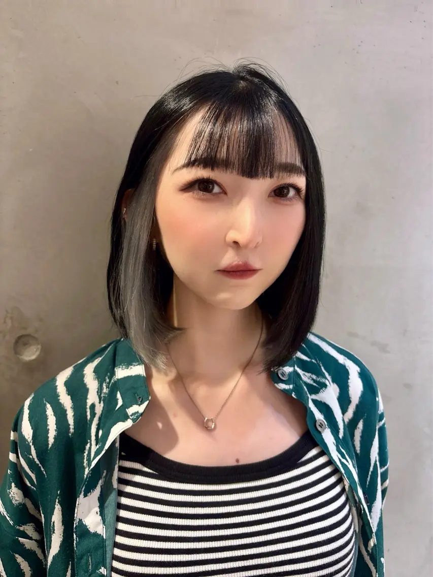 ミディアム ayumi🦖/ 似合わせカラー🤎のヘアスタイル