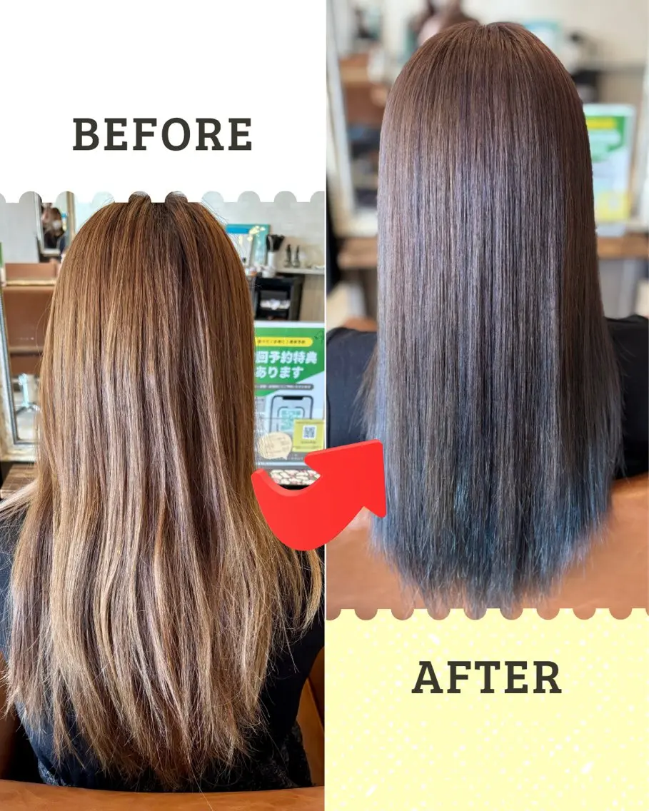 カラー ヘアカラー 沖本 あやののヘアスタイル