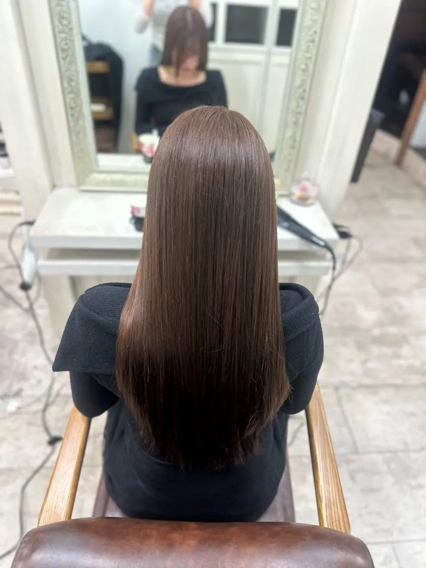 ロング ヘアカラー プルエク／ハイトーン kurumi🩶のヘアスタイル