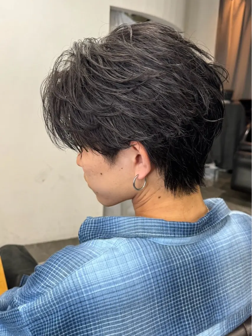 メンズ 大阪梅田メンズパーマ はずきのヘアスタイル