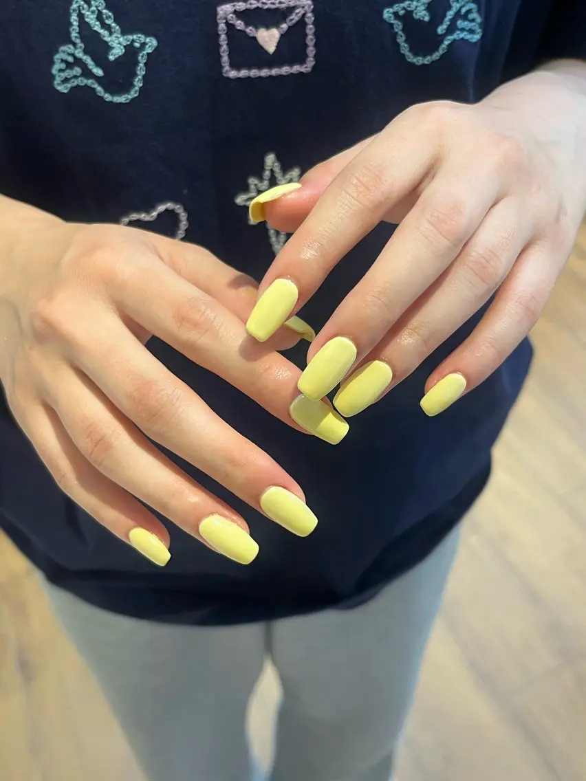 ネイル ジェルネイル ワンカラーネイル kaede nailのネイルデザイン