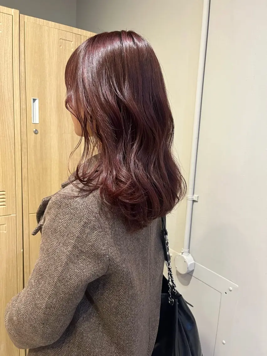 カラー レイヤーカット🍏 オリーブ/ののかのヘアスタイル