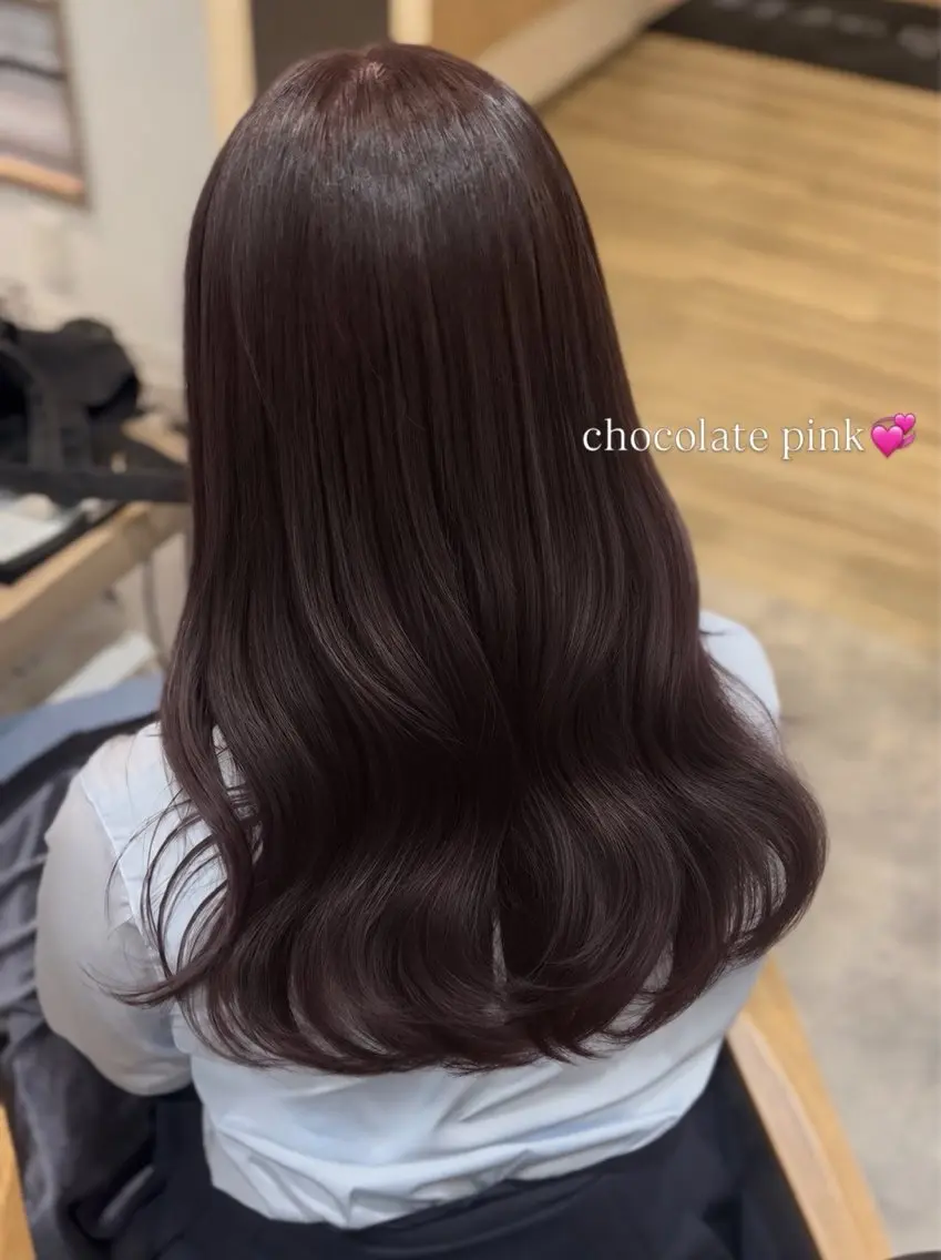 ロング カラー カット ヘアカラー 表参道/ピンク♡ 盛れる顔周り♡amiのヘアスタイル