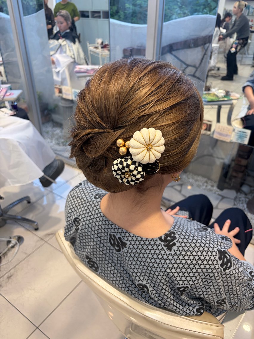 ヘアアレンジ のあ🍀ヘアカラー/ 透明感/アレンジのヘアスタイル