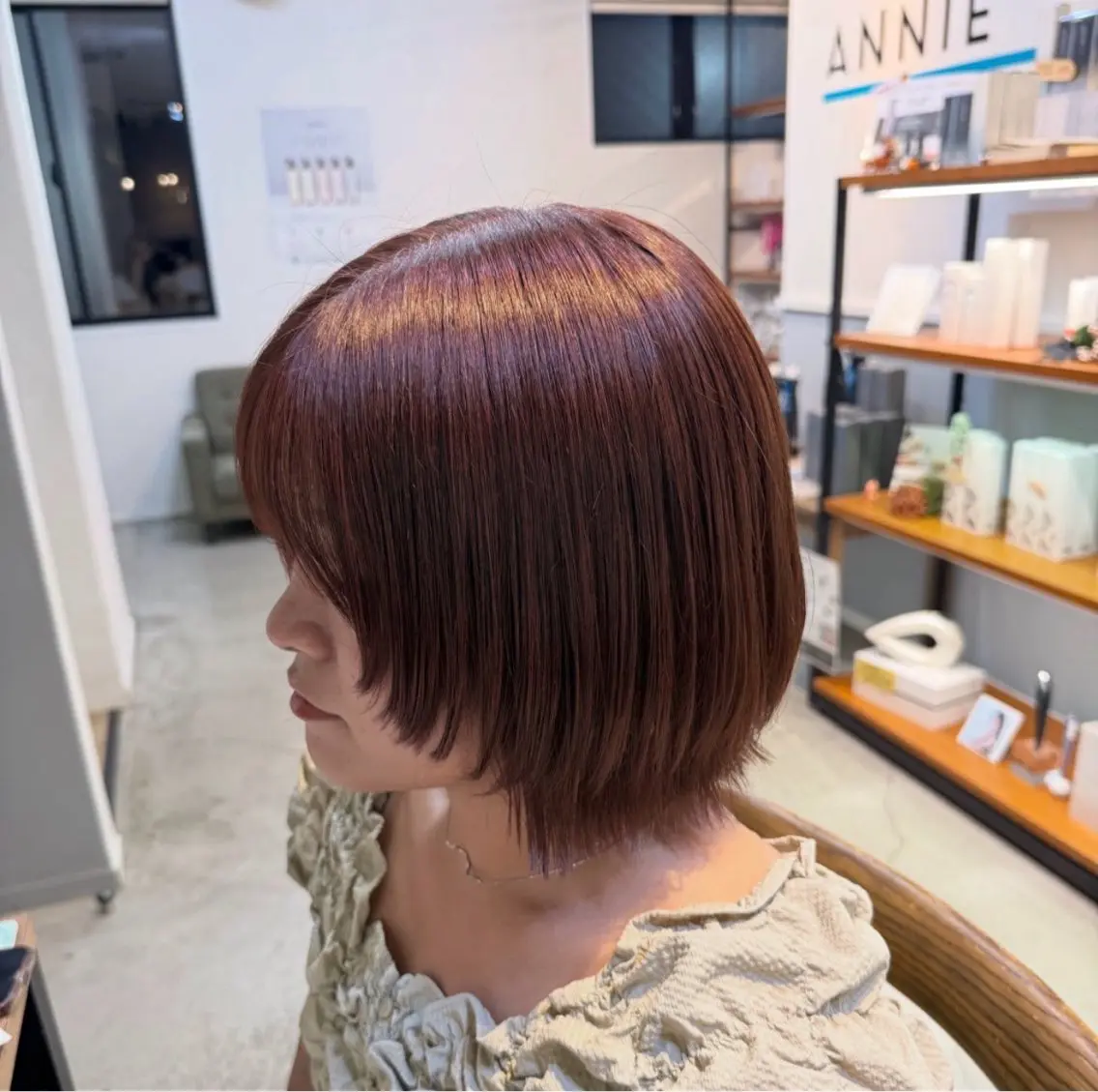 ショート カラー カット ヘアカラー トリートメント Hikari／暖色／ ブラウンカラー🤍のヘアスタイル
