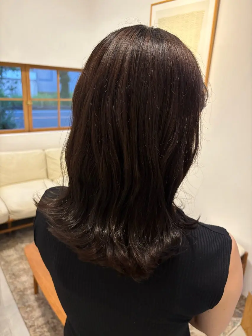 ミディアム カラー izumi 【mikke】のヘアスタイル