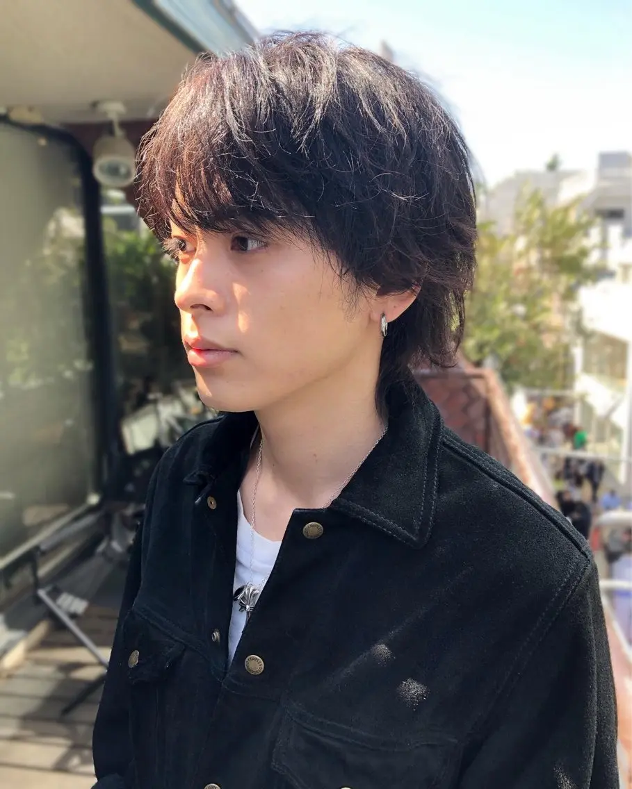 ヘアアレンジ メンズ メンズウルフカット ウルフカット カット トリートメント ヘアセット メンズ特化✂️栗原 侑也のヘアスタイル