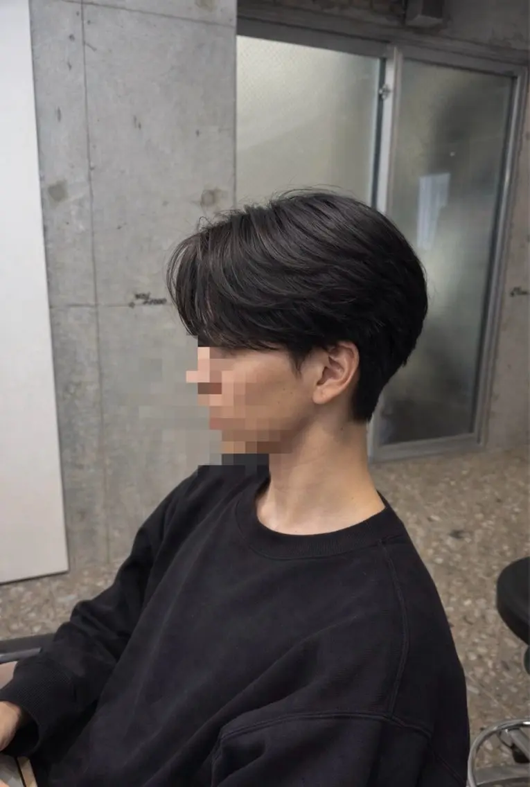【🦋メンズ限定クーポン🦋】デザインカット+曲がる縮毛矯正の写真