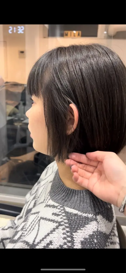 ショート ヘアカラー 縮毛矯正 トリートメント ✨髪質改善矯正× ブリーチ✨YU-KIのヘアスタイル