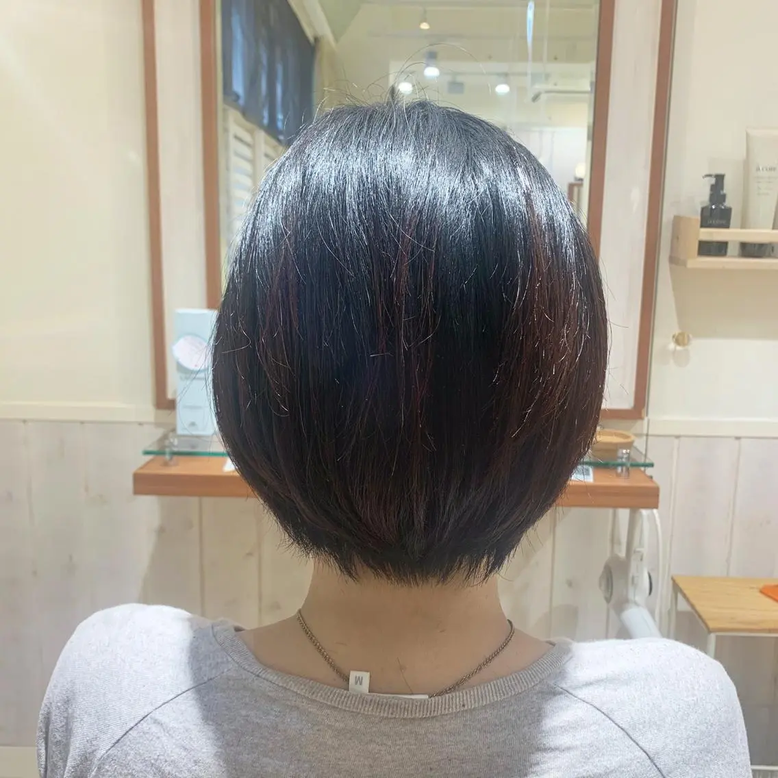 ショート レイヤーカット ショートヘア ボブ/美髪矯正 /佐藤　奈巳のヘアスタイル