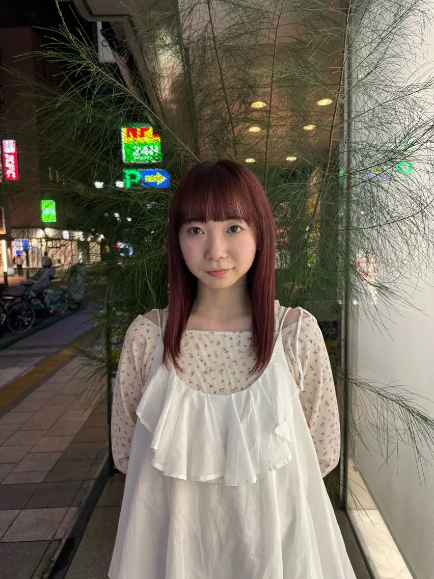 セミロング 顔まわりレイヤー 顔周りカット 髪質改善 レイヤーカット トリートメント アリサ/メンズ /酸性ストレートのヘアスタイル