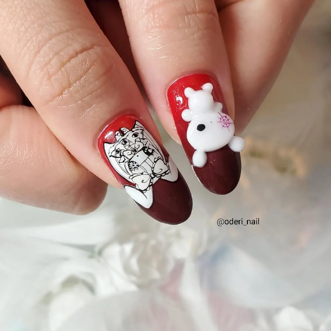 ネイル アートネイル ジェルネイル おで@ oderi_nailのネイルデザイン