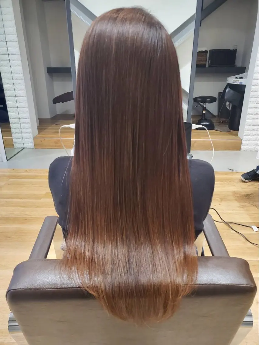 🍎髪質改善🍎カット+ミネコラトリートメント+リンゴ幹細胞+炭酸スパの写真