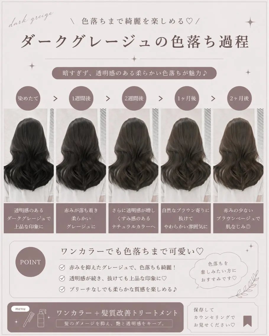 ロング ヘアカラー トリートメント 透明感🤍×髪質改善 🫧Kaitoのヘアスタイル