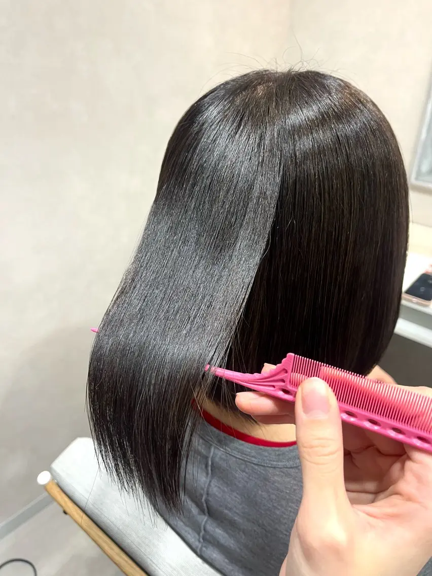 カラー ヘアカラー トリートメント 森 愛友のヘアスタイル