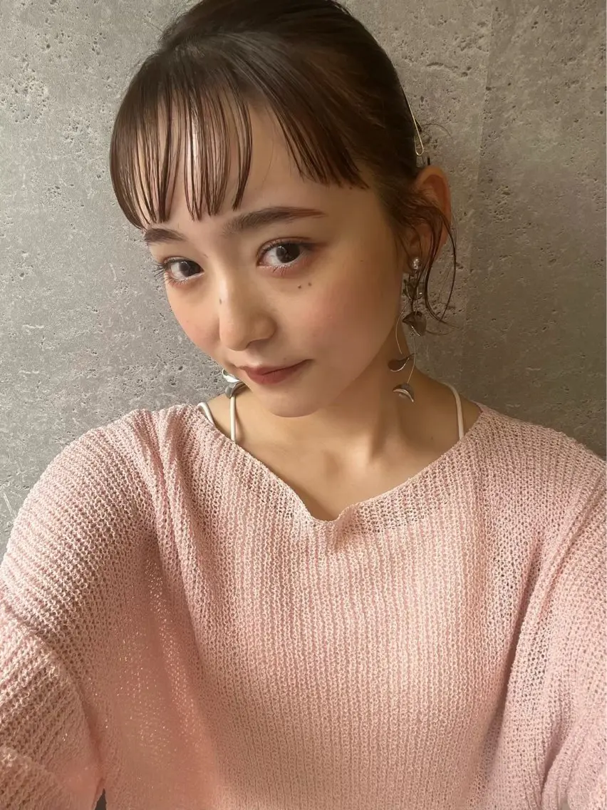 おしゃれ暖色カラー ゆあんのヘアスタイル