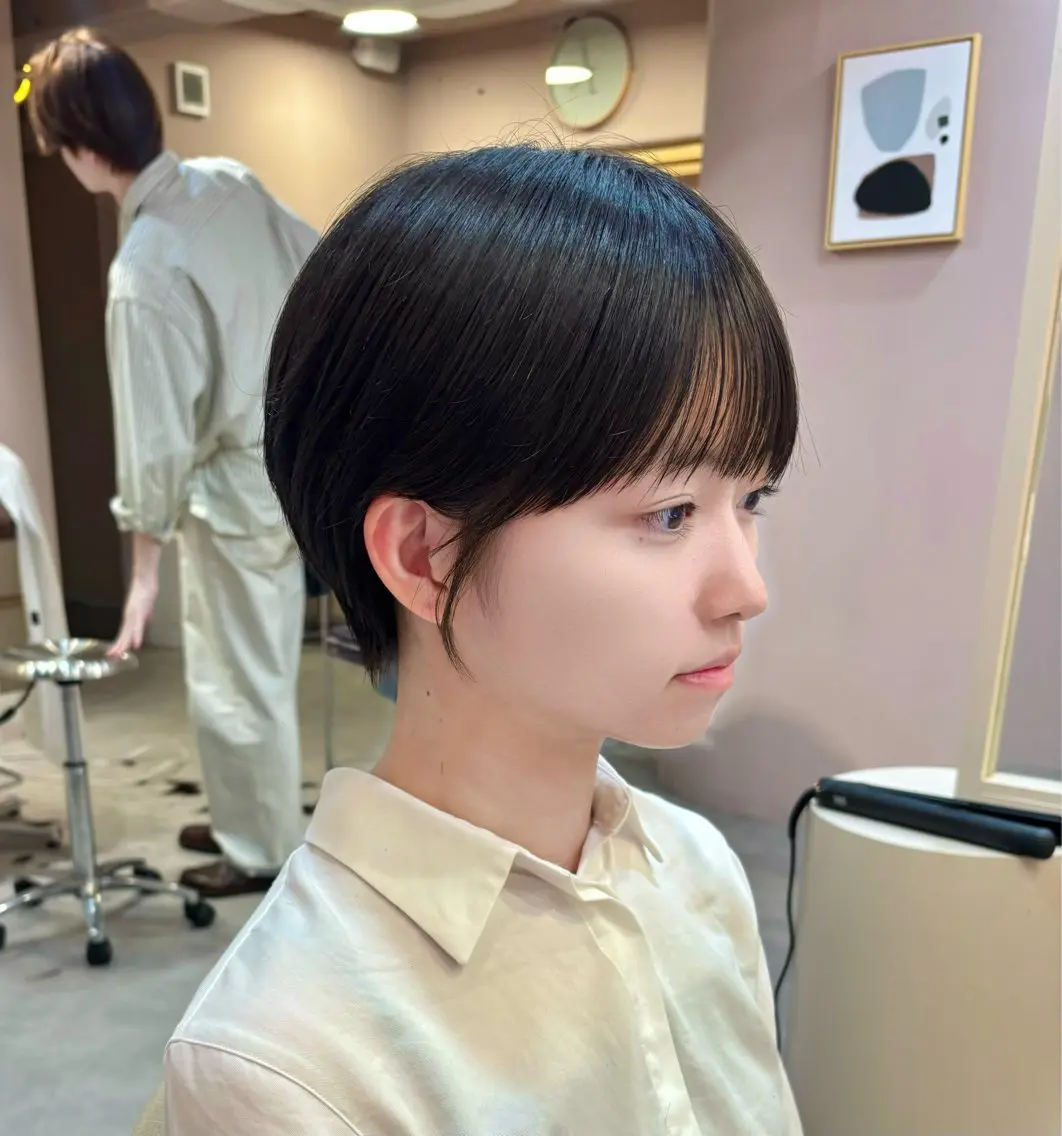 ショート ショートヘア カット 野口 咲愛のヘアスタイル