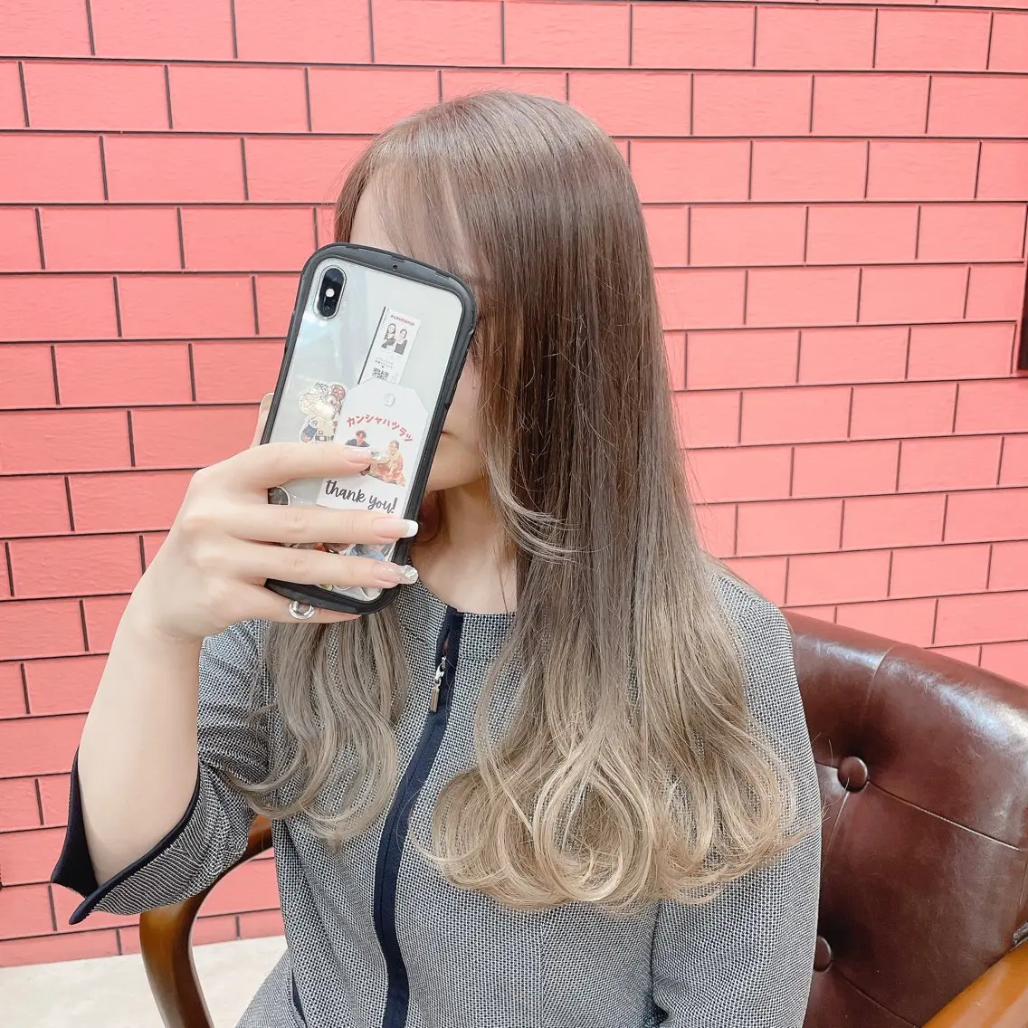 ロング カラー バレイヤージュ ベージュカラー ブリーチ ケアブリーチ ダブルカラー ヘアカラー トリートメント デザインカラー 髪質改善Lilithのその他イメージ