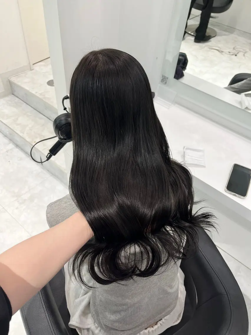 ロング カラー トリートメント ヘアカラー ブリーチなし特化 美容師💖SAE💖のヘアスタイル