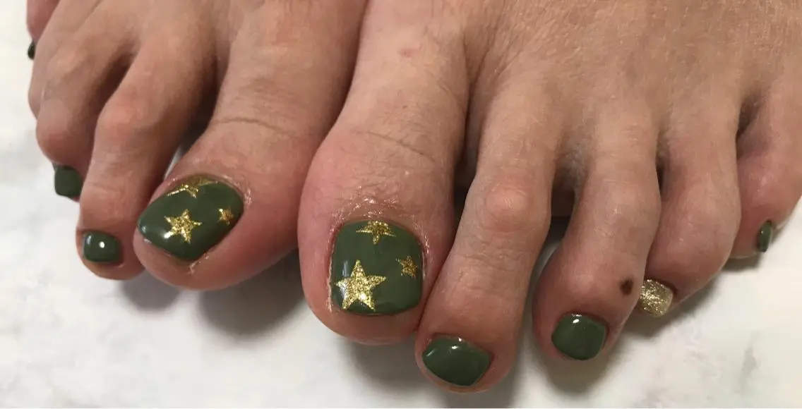 ネイル フットネイル Mana‪ ‪·͜· ❤︎‬のネイルデザイン