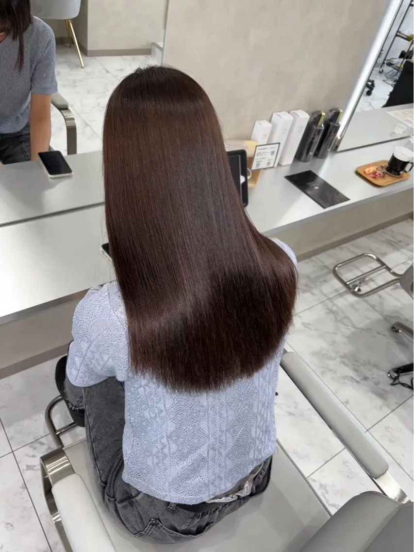 セミロング ショートボブ ボブ ハッシュカット ハイライト 髪質改善 荒金 大翔のヘアスタイル