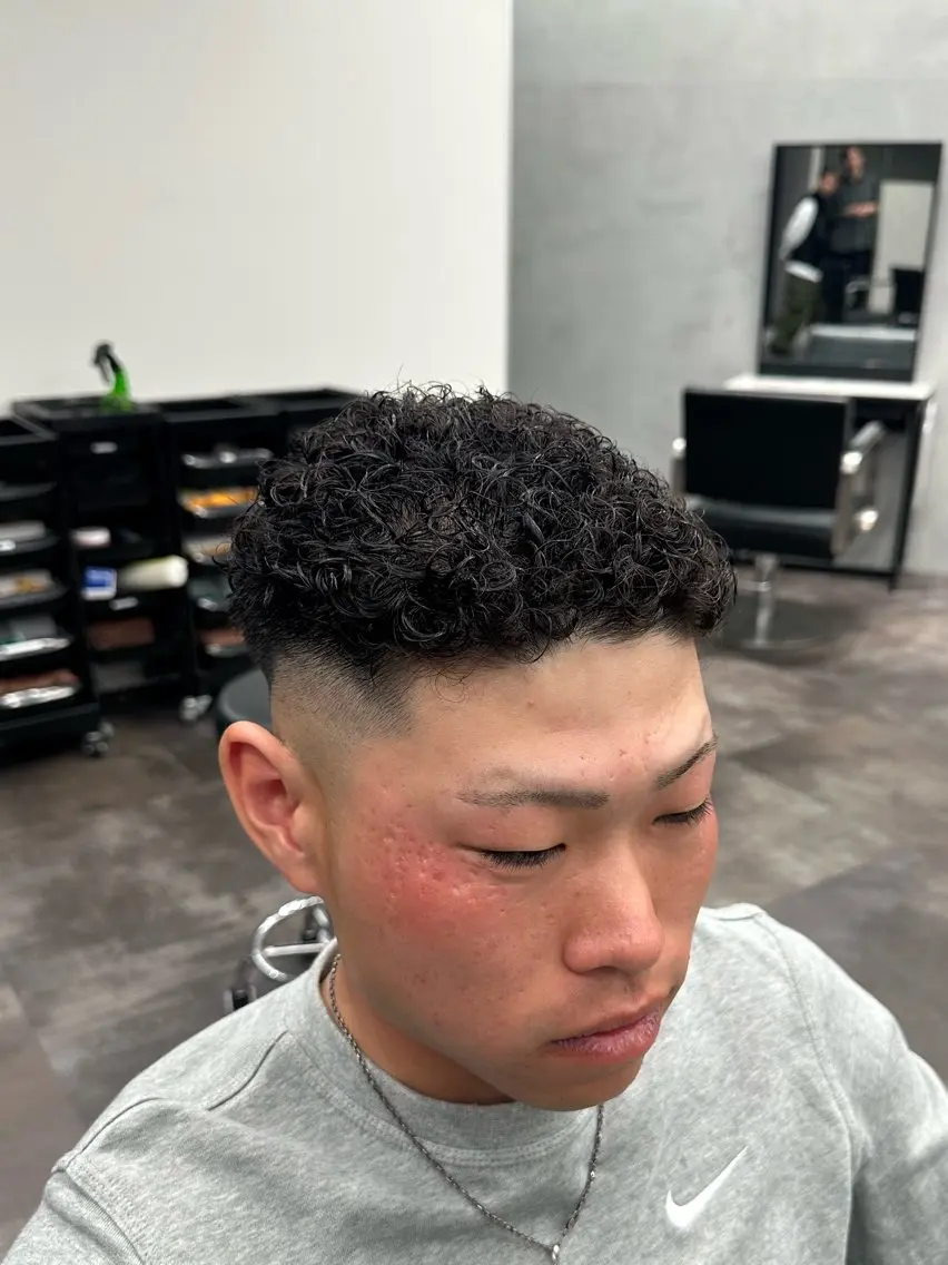 ショート パーマ メンズ ！メンズ特化！ 田中健輔のヘアスタイル