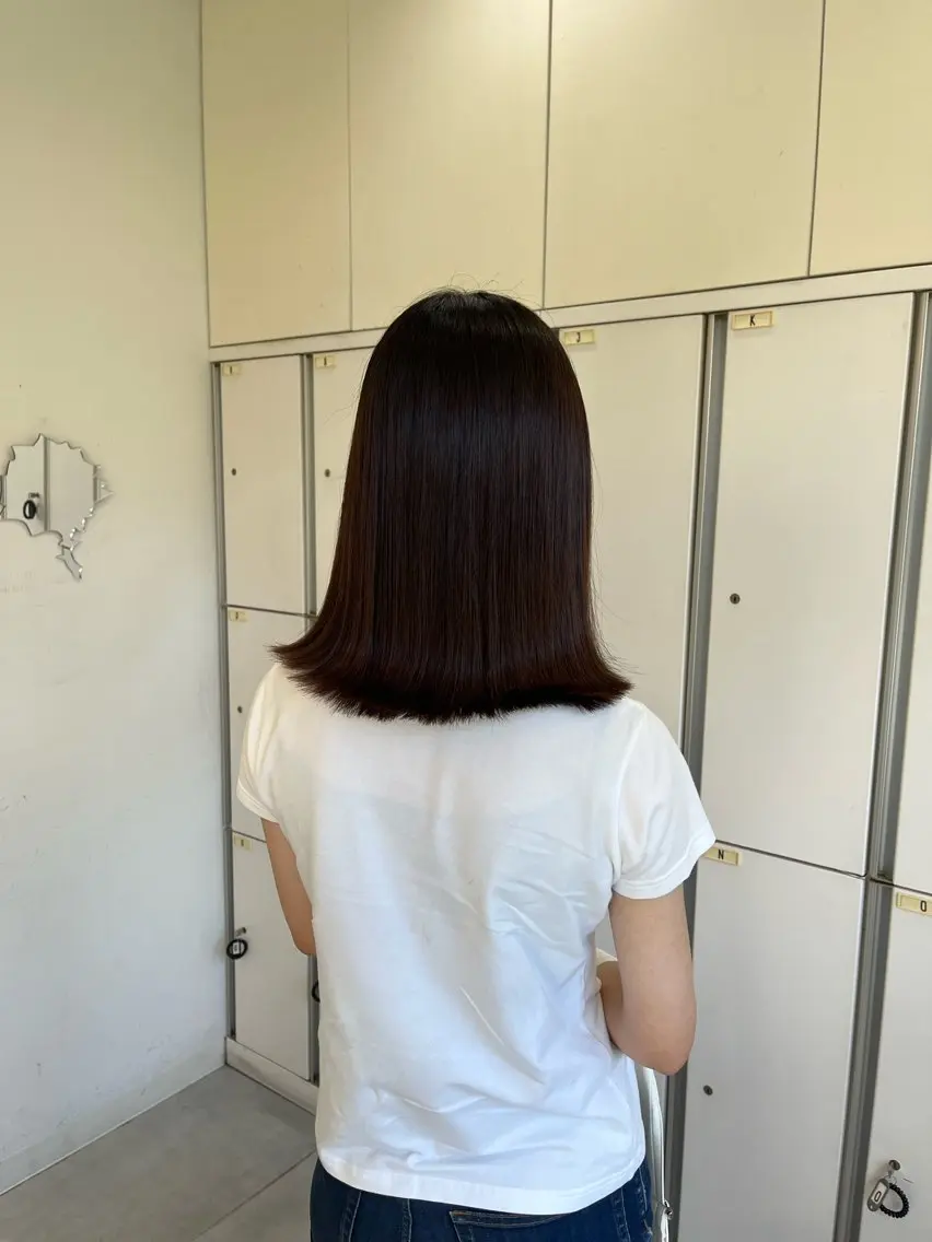 カラー 🫧松尾彩舞樹🫧 アレンジ/艶カラー✨のヘアスタイル