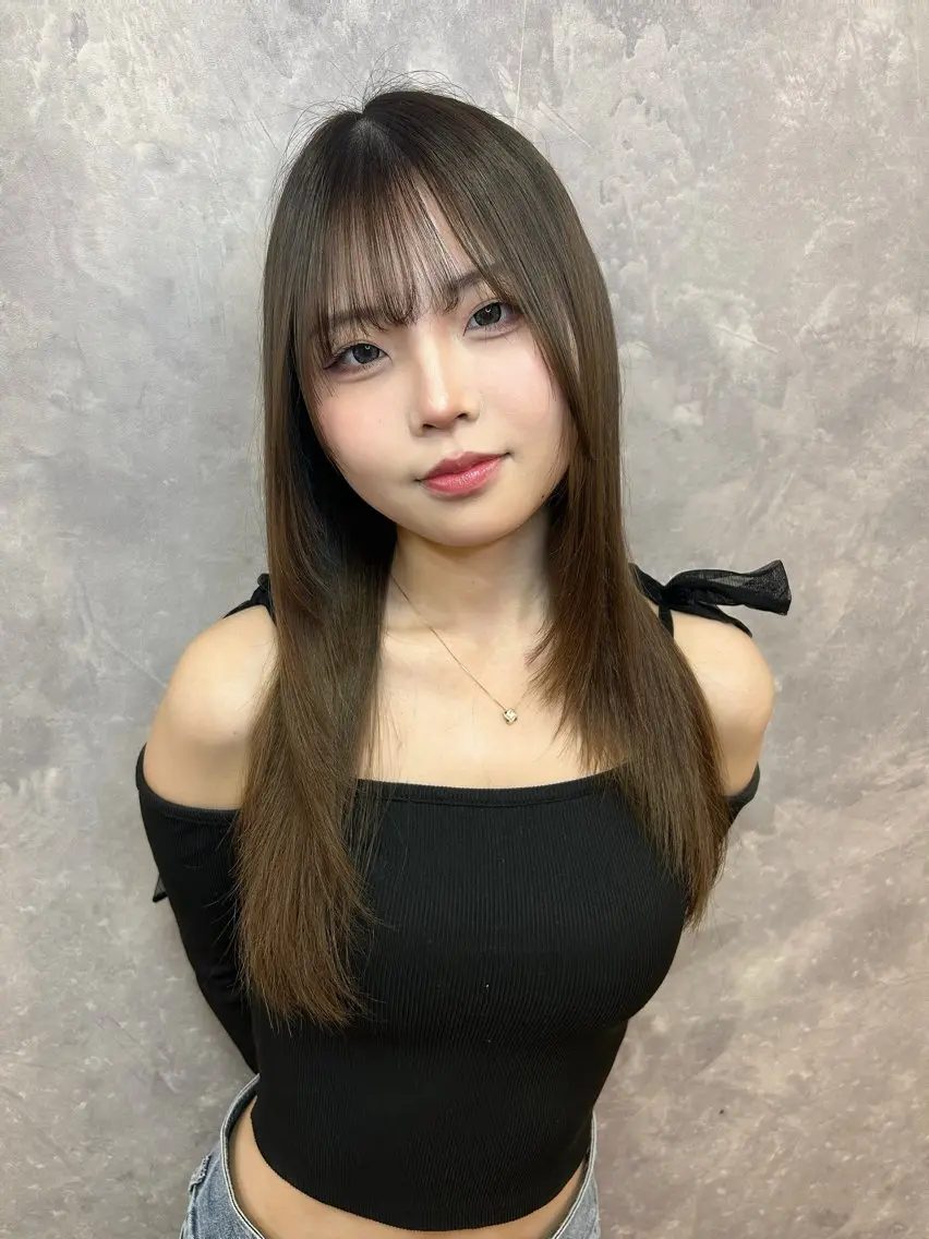ロング カット ヘアカラー トリートメント 🦋髪質改善🦋 眞井琴美のヘアスタイル